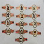 13 groot formaat sigarenbandjes Nicoletd, Verzamelen, Ophalen of Verzenden, Sigarenbandjes