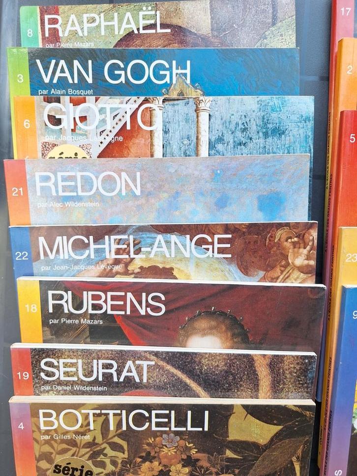 Lot de 13 livres sur différents peintres Grands peintres, Boeken, Kunst en Cultuur | Fotografie en Design, Gelezen, Ophalen of Verzenden
