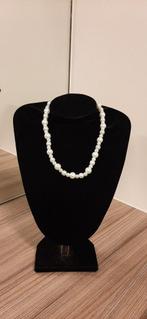 Halsketting handgemaakt, Handtassen en Accessoires, Kettingen, Ophalen of Verzenden, Nieuw, Wit, Overige materialen