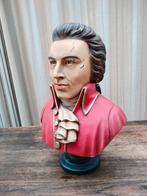 Buste Mozart. Geschilderd. Hoogte 51 cm., Enlèvement ou Envoi