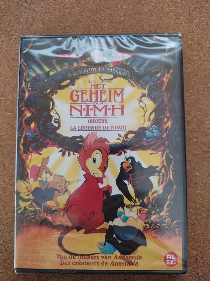 Het Geheim Van NIMH dvd, Cd's en Dvd's, Dvd's | Kinderen en Jeugd, Nieuw in verpakking, Film, Avontuur, Alle leeftijden, Ophalen of Verzenden