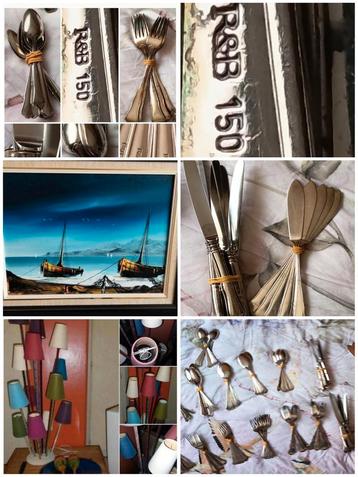 ✓Tableau MARINE + 96 ROBBE BERKING + 3 LUMINAIRES VINTAGE, Enlèvement, Utilisé