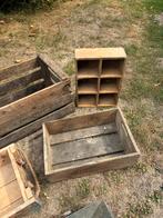 Lot van bakjes in hout plastiek en metaal, Enlèvement, Comme neuf, Métal