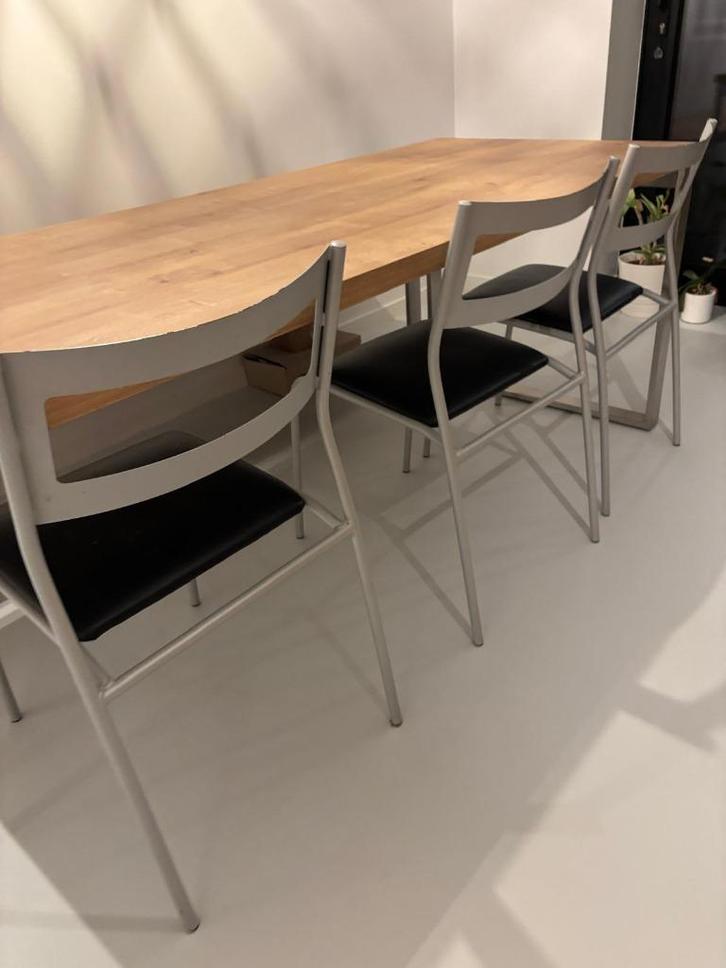 4 comfortabele stoelen – ook per stuk te koop, Huis en Inrichting, Stoelen, Gebruikt, Drie, Ophalen