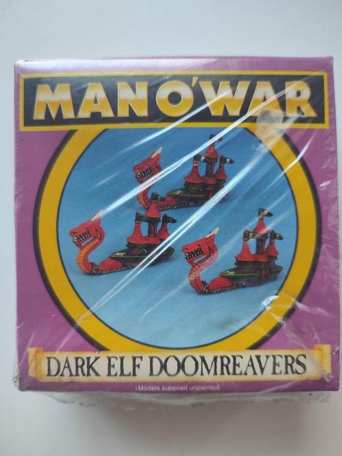 Dark Elf Doomreavers - Man o'War, Hobby & Loisirs créatifs, Wargaming, Comme neuf, Autres types, Enlèvement ou Envoi