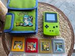 Gameboy color met pokemon spellen en toebehoren, Ophalen of Verzenden, Gebruikt, Game Boy Color, Met games