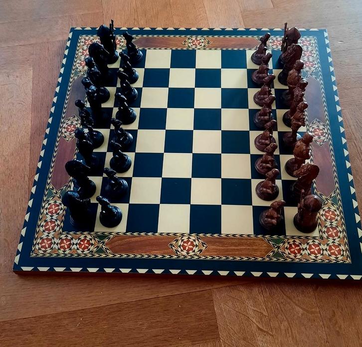 Vintage Schaakset Don Quichotte, Hobby en Vrije tijd, Gezelschapsspellen | Bordspellen, Ophalen of Verzenden