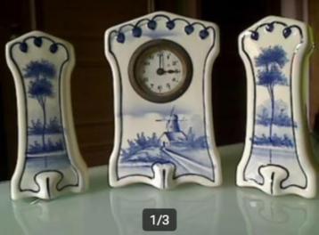 Prachtige Wasmuel Majolica haardset.  beschikbaar voor biedingen