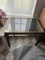 Kleine salontafel, Huis en Inrichting, Tafels | Salontafels, Ophalen, Zo goed als nieuw, Glas