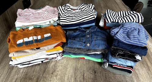 Doos met babykledij maat 74, Kinderen en Baby's, Babykleding | Baby-kledingpakketten, Gebruikt, Maat 74, Ophalen