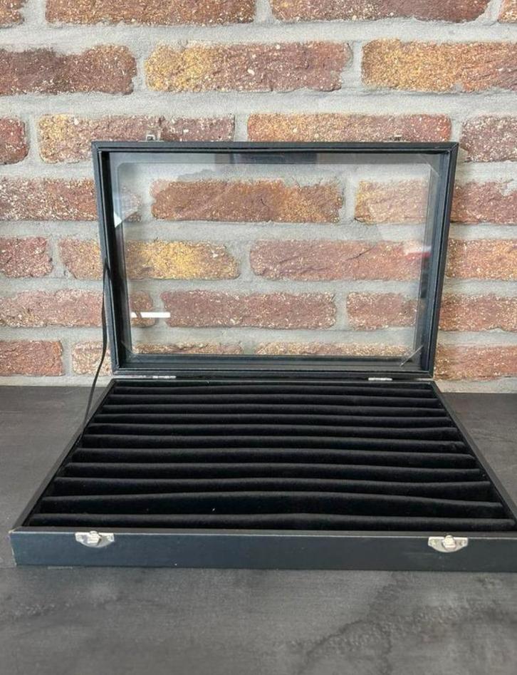 3 juwelendoosjes - Songmics, Handtassen en Accessoires, Beautycases, Zo goed als nieuw, Hardcase, Zwart, Ophalen of Verzenden