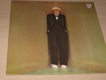 Disque vinyl 33 tours johnny hallyday c'est la vie beschikbaar voor biedingen