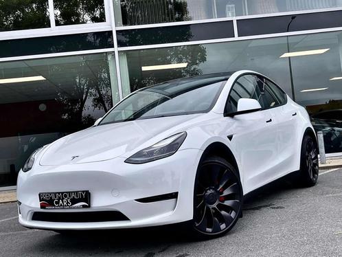 Tesla Model Y PERFORMANCE TREKHAAK SLECHTS : 12.996 km, Autos, Tesla, Entreprise, Achat, Model Y, ABS, Caméra de recul, Régulateur de distance