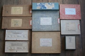 Groot lot antieke schoolstempels (88 stuks), Antiek en Kunst, Antiek | Schoolplaten, Ophalen of Verzenden, Overige thema's