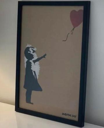 BANKSY: het meisje met de ballon genummerd op 50 exemplaren