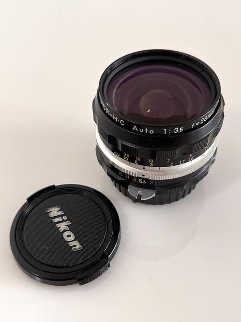 Nikkor-H.C 28mm f3.5 AUto lens, Audio, Tv en Foto, Fotocamera's Analoog, Gebruikt, Spiegelreflex, Nikon, Ophalen of Verzenden