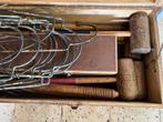Familie croquet spel hardhout, Vijf spelers of meer, Ophalen, Gebruikt