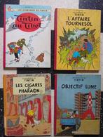 4 albums Tintin (V. descriptif)., Meerdere stripboeken, Ophalen of Verzenden, Gelezen, Hergé
