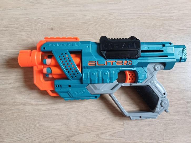 Nerf Elite 2.0, Commander RC-6 blaster,, Kinderen en Baby's, Speelgoed | Buiten | Actiespeelgoed, Zo goed als nieuw, Ophalen