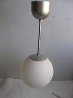 RETRO - Lustre Blanc OPALINE D= 25cm - 1 lampe - Allemagne., Antiquités & Art, Enlèvement ou Envoi