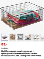 Metalen opbergmand - Nieuw!, Ophalen, Nieuw