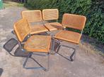 4 sledestoelen  cesca-model naar Marcel Breuer, Ophalen, Gebruikt
