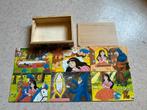 6 puzzles en bois - Blanche-Neige et les 7 Nains, En bois, 10 à 50 pièces, Enlèvement ou Envoi, Neuf