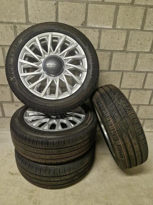 Fiat 500 velgen met banden NIEUW!, Auto-onderdelen, Banden en Velgen, Banden en Velgen, Zomerbanden, 15 inch, 185 mm, Personenwagen