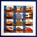 Vignetten van blok 3 van de MNH Railways uit 2001 **, Postzegels en Munten, Postzegels | Europa | België, Orginele gom, Verzenden