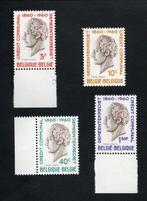 Reeks van 4 postzegels 1960 - Gemeentekrediet, Overig, Ophalen of Verzenden, Orginele gom, Postfris