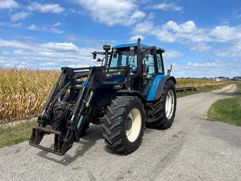New Holland TS115 + Voorlader, Zakelijke goederen, Landbouw | Tractoren, meer dan 10000, New Holland, 80 tot 120 Pk, Gebruikt