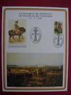 Camp Brasschaat du FDC et bataille de Fontenoy., Autre, Avec timbre, Affranchi, Oblitéré