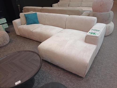 OI Zetels NIEUW grijs stof 310cm/160cm +Gratis Levering, Maison & Meubles, Canapés | Sofas & Chaises Longues, Neuf, Quatre personnes ou plus