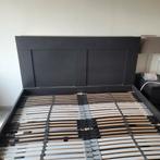 Bed met 4 lades, 1m40 op 2m00, Huis en Inrichting, Slaapkamer | Bedden, Ophalen, Zwart, 140 cm, Twijfelaar