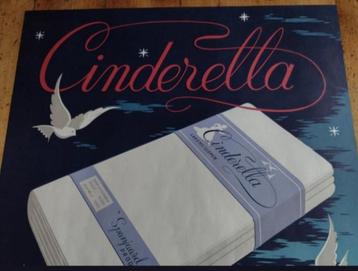 Cinderella beddengoed. Origineel affiche beschikbaar voor biedingen