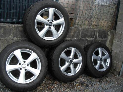 Alu velgen met winterbanden (5x114,3) - 225/65 R17 102H, Auto-onderdelen, Banden en Velgen, Banden en Velgen, Winterbanden, 17 inch