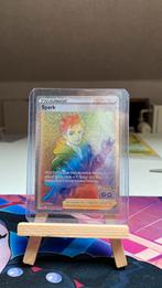 Spark pokemon go full art rainbow NM, Hobby en Vrije tijd, Verzamelkaartspellen | Pokémon, Nieuw, Foil, Ophalen of Verzenden, Losse kaart