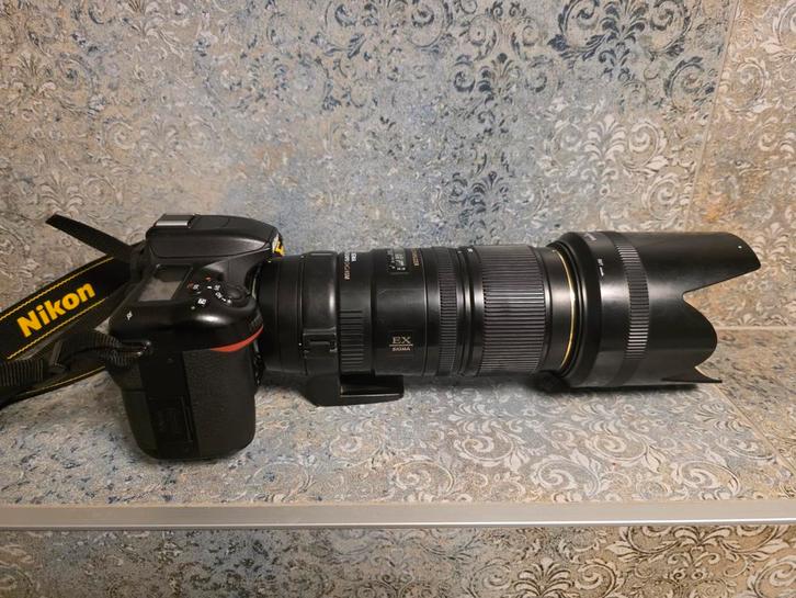 Nikon D7500 + Sigma 70-200 f/2.8, Audio, Tv en Foto, Fotocamera's Digitaal, Nikon, Ophalen of Verzenden
