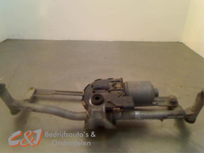 Ruitenwismotor + Mechaniek van een Volkswagen Caddy, Auto-onderdelen, Ruiten en Toebehoren, Volkswagen, Gebruikt, 3 maanden garantie