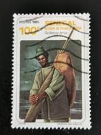 Senegal 1986 - visser - vis, Postzegels en Munten, Postzegels | Afrika, Ophalen of Verzenden, Overige landen, Gestempeld