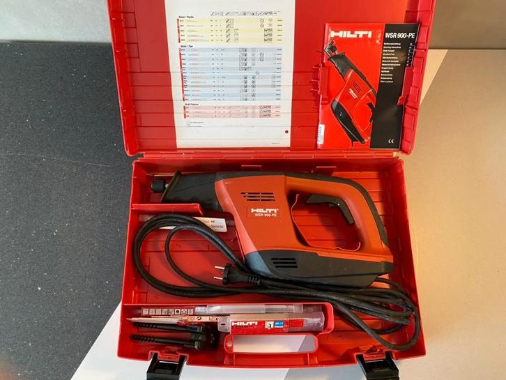 HILTI Scie sabre WSR 900-PE, Bricolage & Construction, Outillage | Scies mécaniques, Comme neuf, Scie sabre, 600 à 1200 watts