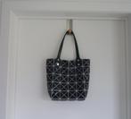 Zwarte soepele geometrische driehoeken hexagon handtas tas, Enlèvement ou Envoi, Sac à main