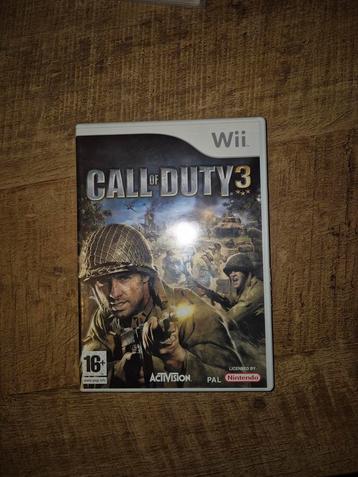 Call of duty 3 voor de Nintendo Wii beschikbaar voor biedingen