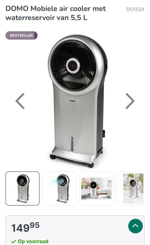 Te koop: DOMO mobiele air cooler met waterreservoir, Elektronische apparatuur, Airco's, Zo goed als nieuw, Ophalen