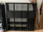 Kallax kast met 6 bijpassende mander, Huis en Inrichting, Kasten | Boekenkasten, Ophalen, 100 tot 150 cm, 100 tot 150 cm, Zo goed als nieuw