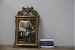 Antiek Franse Kuifspiegel (rechthoekig), Huis en Inrichting, Woonaccessoires | Spiegels, Niet ingevuld, Niet ingevuld, Niet ingevuld