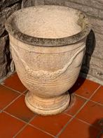 Beau vase romain en poterie robuste, Jardin & Terrasse, Pots de fleurs, Enlèvement, Utilisé, 40 à 70 cm, Jardin