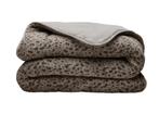 Teddybed - Panther Taupe 140 x 200 uitwasbaar dekbed, Nieuw, Nieuw, Ophalen of Verzenden, Deken of Dekbed, Overige kleuren