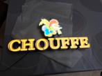 La chouffe LED lichtreclame, Verzamelen, Ophalen of Verzenden, Zo goed als nieuw, Reclamebord, Plaat of Schild