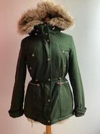 Winterjas met pels Zara xs, Kleding | Dames, Ophalen of Verzenden, Zo goed als nieuw, Maat 34 (XS) of kleiner, Groen